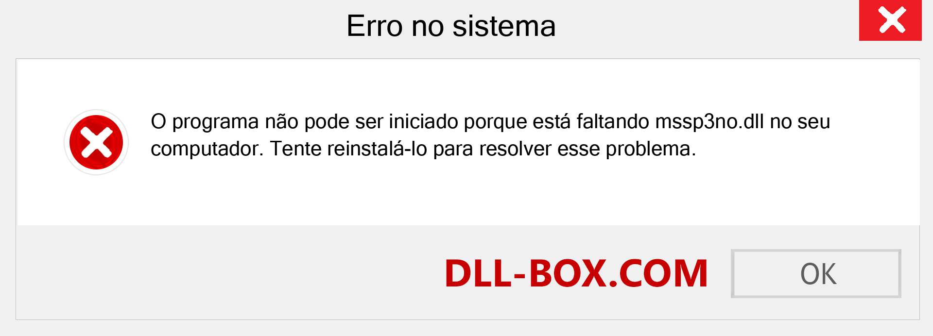 Arquivo mssp3no.dll ausente ?. Download para Windows 7, 8, 10 - Correção de erro ausente mssp3no dll no Windows, fotos, imagens